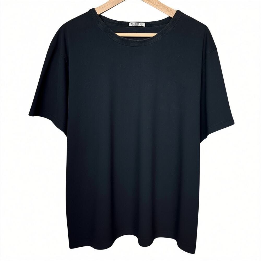 Buck Mason Faded Black Basic Boxy T-Shirt Men's Large Made in USA Quiet Luxury